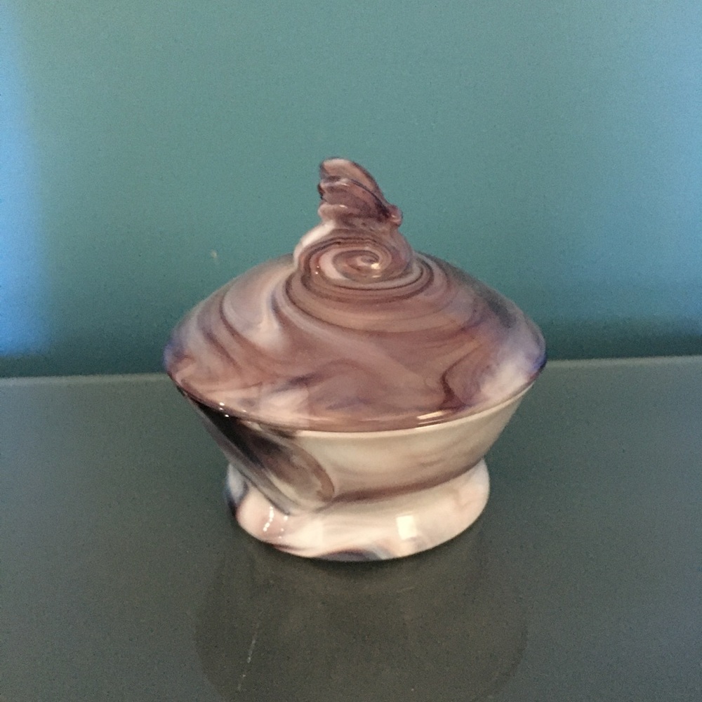 ☘️IMPERIAL GLASS COMPANY-PURPLE SLAG - Picture 5 of 5